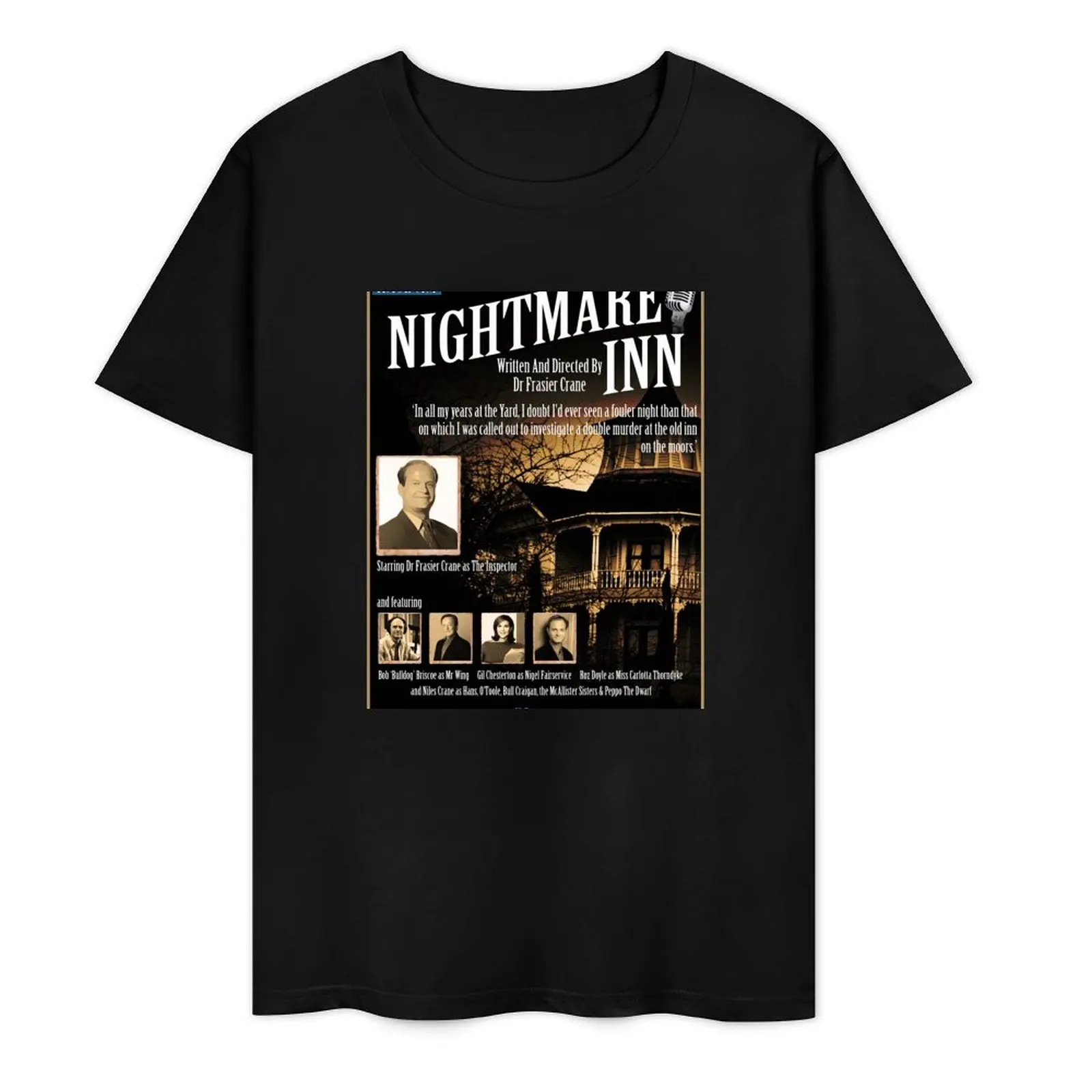 

KACL Present Nightmare Inn Inspired By Frasier Essential T-Shirt boys animal print quick drying tee shirts for men