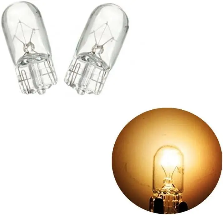 5Pcs 70V T10 W3W 194 / 501 4300K 3W wedges clear car light source Halogen Bulb Signal Interior Car light Lamp car light source