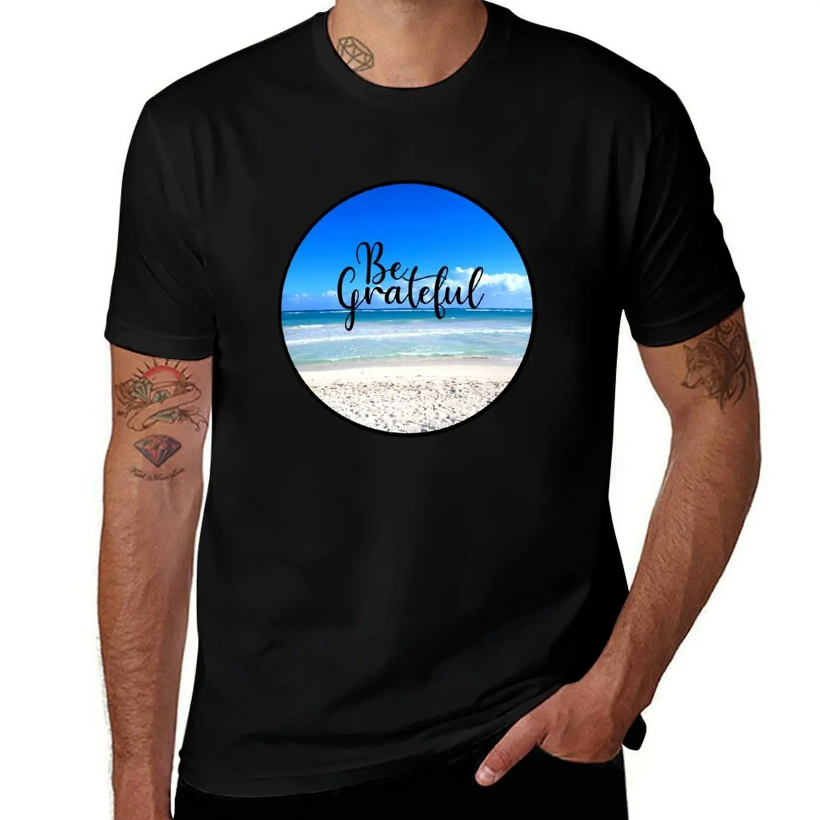 Be Grateful - Photo credit to my friend Dana T-Shirt anime t shirts for man T-Shirt