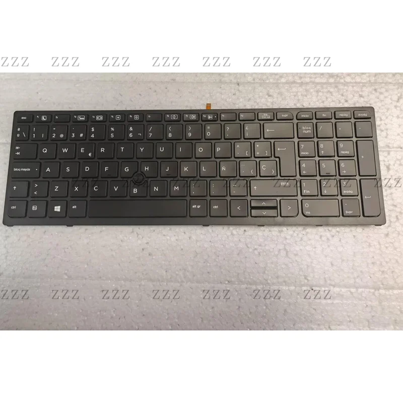 ZZ Spanish backlit keyboard for HP ZBOOK 15 G3 15 G4 ZBOOK 17 G3 17 G4 With point