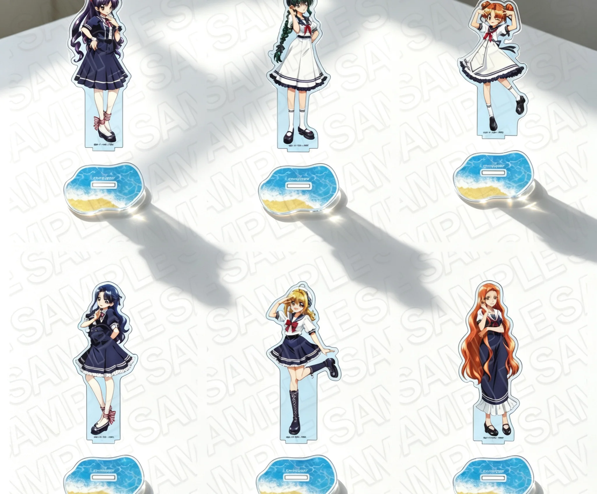 15CM Mermaid Melody Pichi Pichi Pitch Acrylic Stand Figure Bedroom Decoration Animation Peripheral Festivals Gifts Keychains