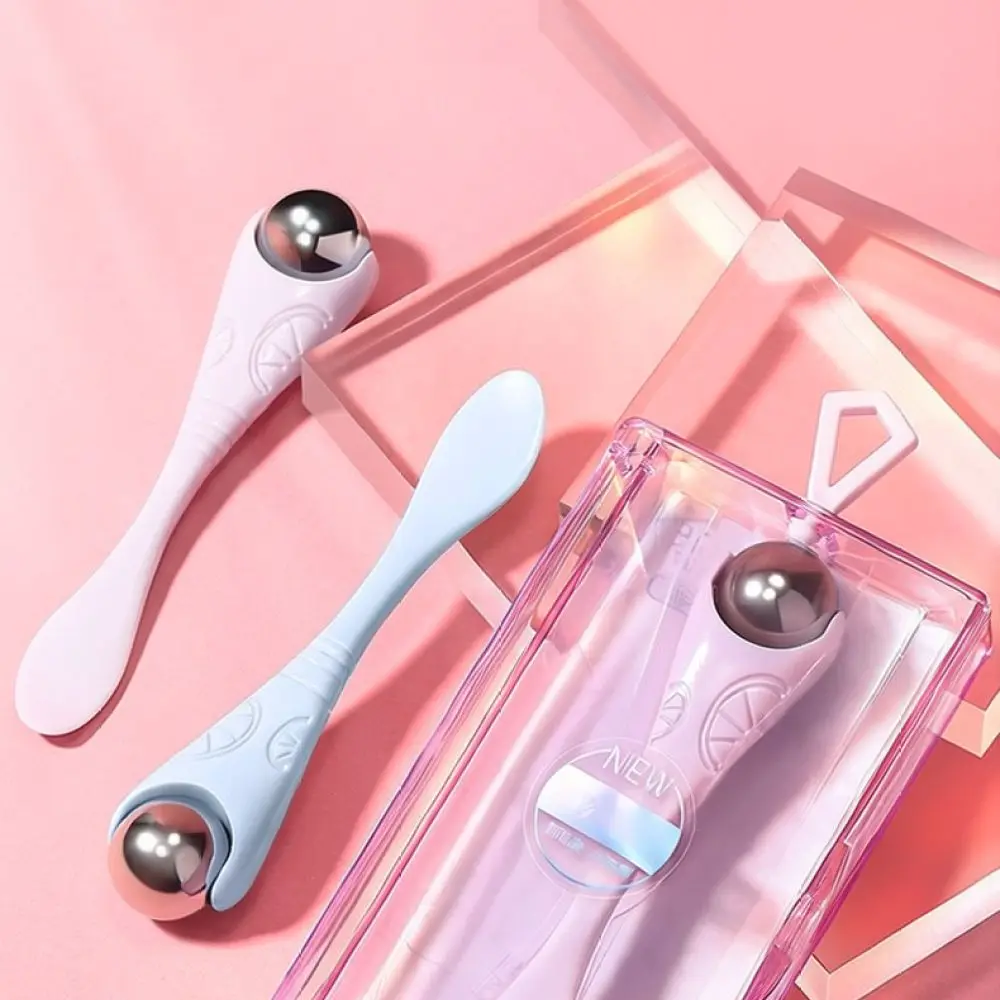 Dual Head Eye Massage Wand For For Lameila Cream Scoop Spatula Facial Beauty Skin Care Tool Anti Aging Eye Puffiness Remover