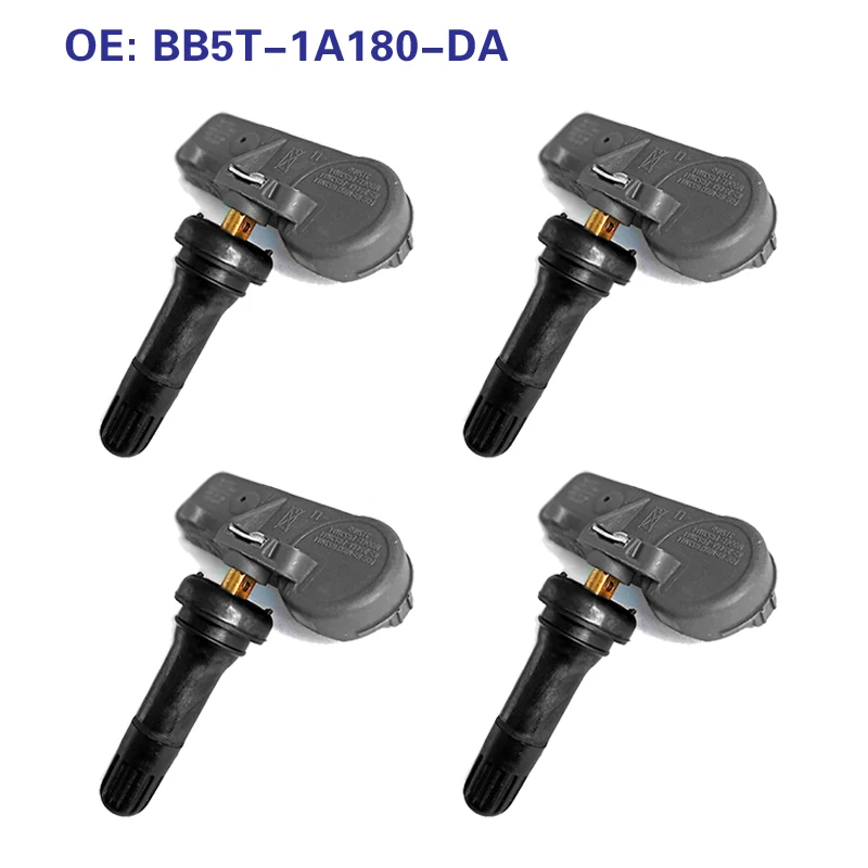 BB5T-1A180-DA 4PCS TPMS Sensor Tire Pressure Monitor Sensor For  Ford Explorer Lincoln Mazda BB5T1A180DA