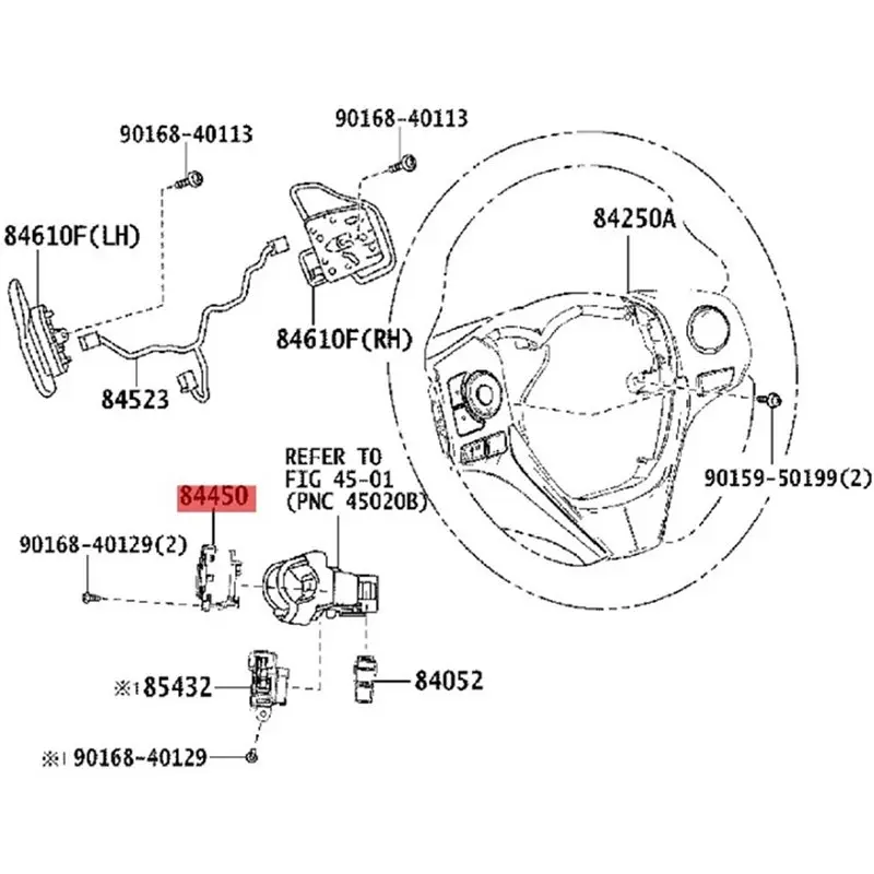【Price Drop !!】 84450-0R010 8445012320 Ignition Switch For Toyota Corolla Highlander RAV4 Tacoma