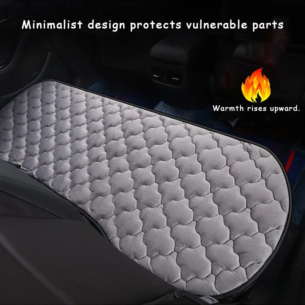 Universal Anti-slip Warm Winter SUV Car Seat Cover Cushion Front Rear Flax Cushion Breathable Protector Mat Pad Auto Accessories image 3