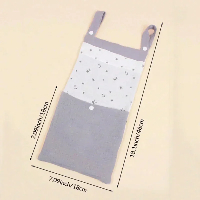 Bolsa de almacenamiento para cuna de niños, organizador de cosas para bebés, bolsa de cama multifuncional para recién nacidos, ropa de cama, bolsa de pañales, organizador de cochecito