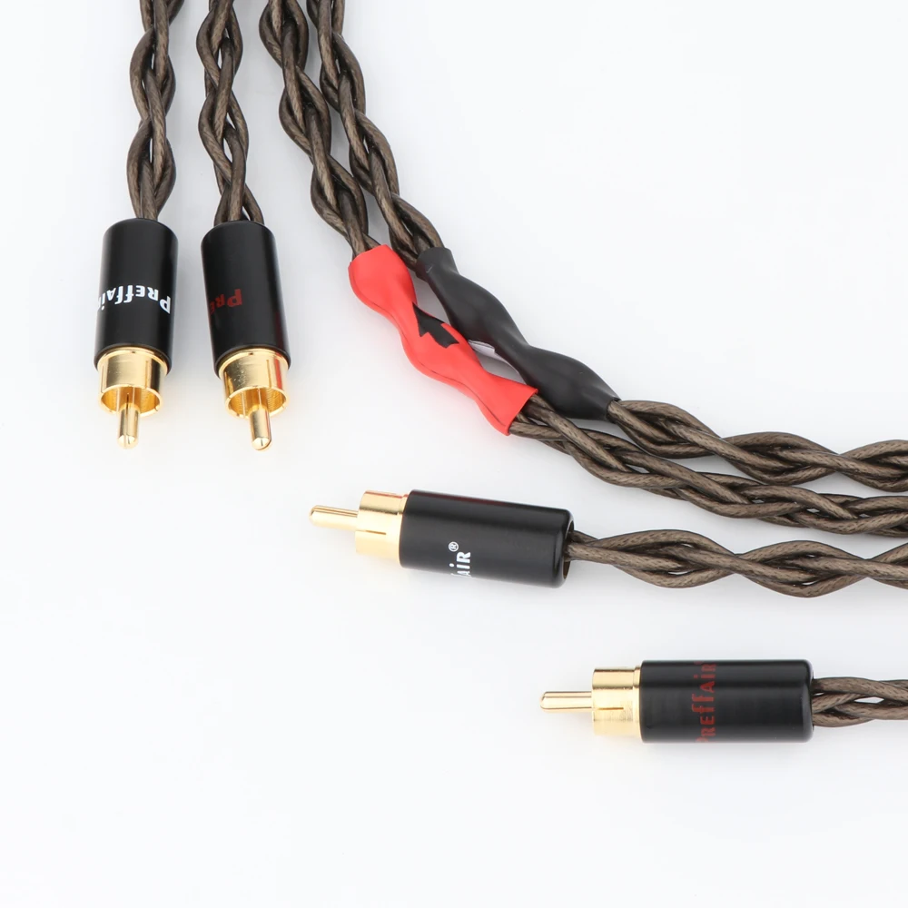OCC versilbertes RCA-Audiokabel – HiFi-Musikband-Signalleitung, RCA auf RCA-Stecker, Verbindung für Verstärker, CD-Player, DAC – Detail 6