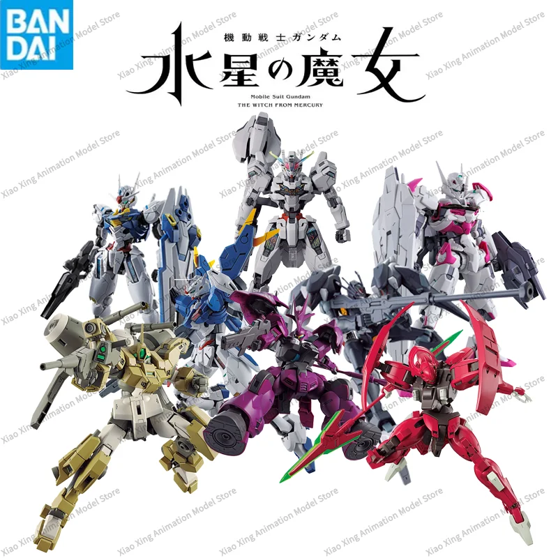 Bandai Hg 1/144 Gundam Aerial Lfrith Calibarn Pharact The Witch From Mercury Gunpla Assembly Model Collectible Robot Kits