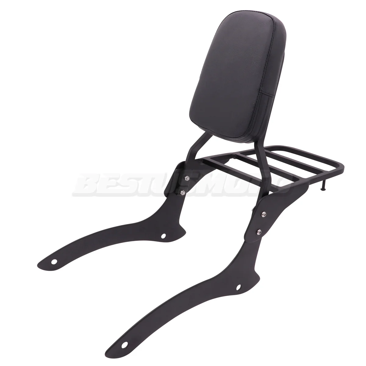 Motorcycle Passenger Backrest Sissy Bar Luggage Rack For Yamaha V-Star Drag Star DS1100 XVS1100 DS XVS 1100 Custom 2000-2011