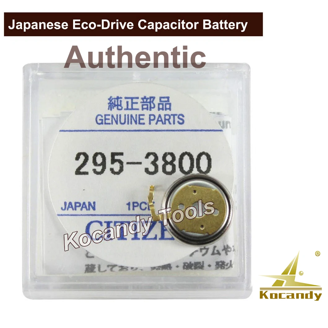 

Citizen Battery 295.38 Eco-Drive Capacitor M5L81 C601 C605 C615 Genuine Part No. 295-3800 Watch Battery Accumulator