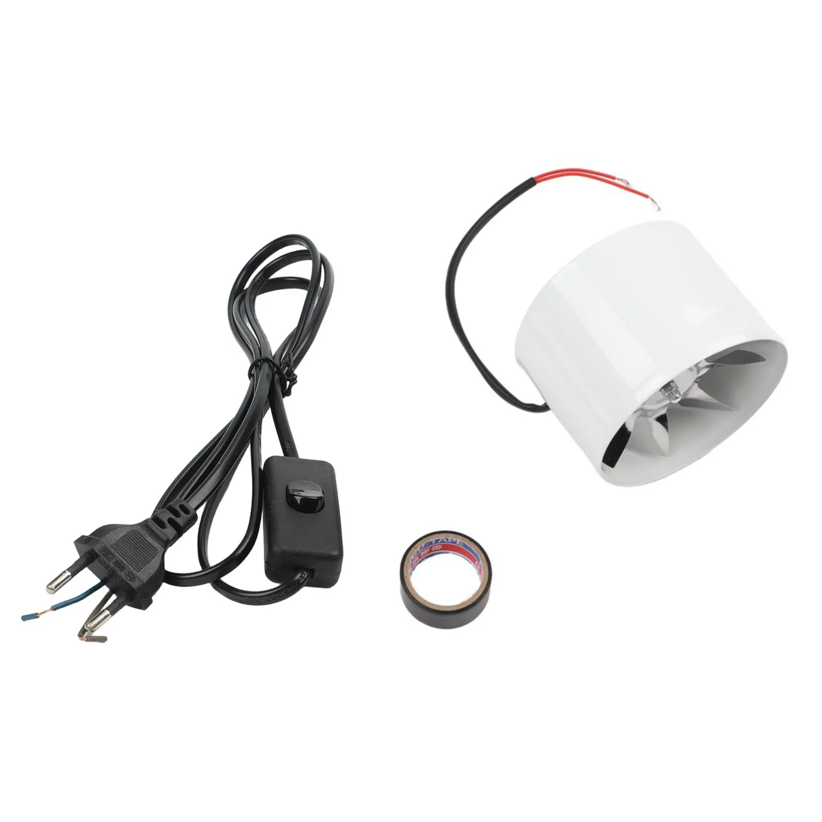 4 Inch 100mm Extractor Fan Metal Duct Blower 160m3/h High Ventilation For Kitchen Bathroom Workshop HVAC Parts