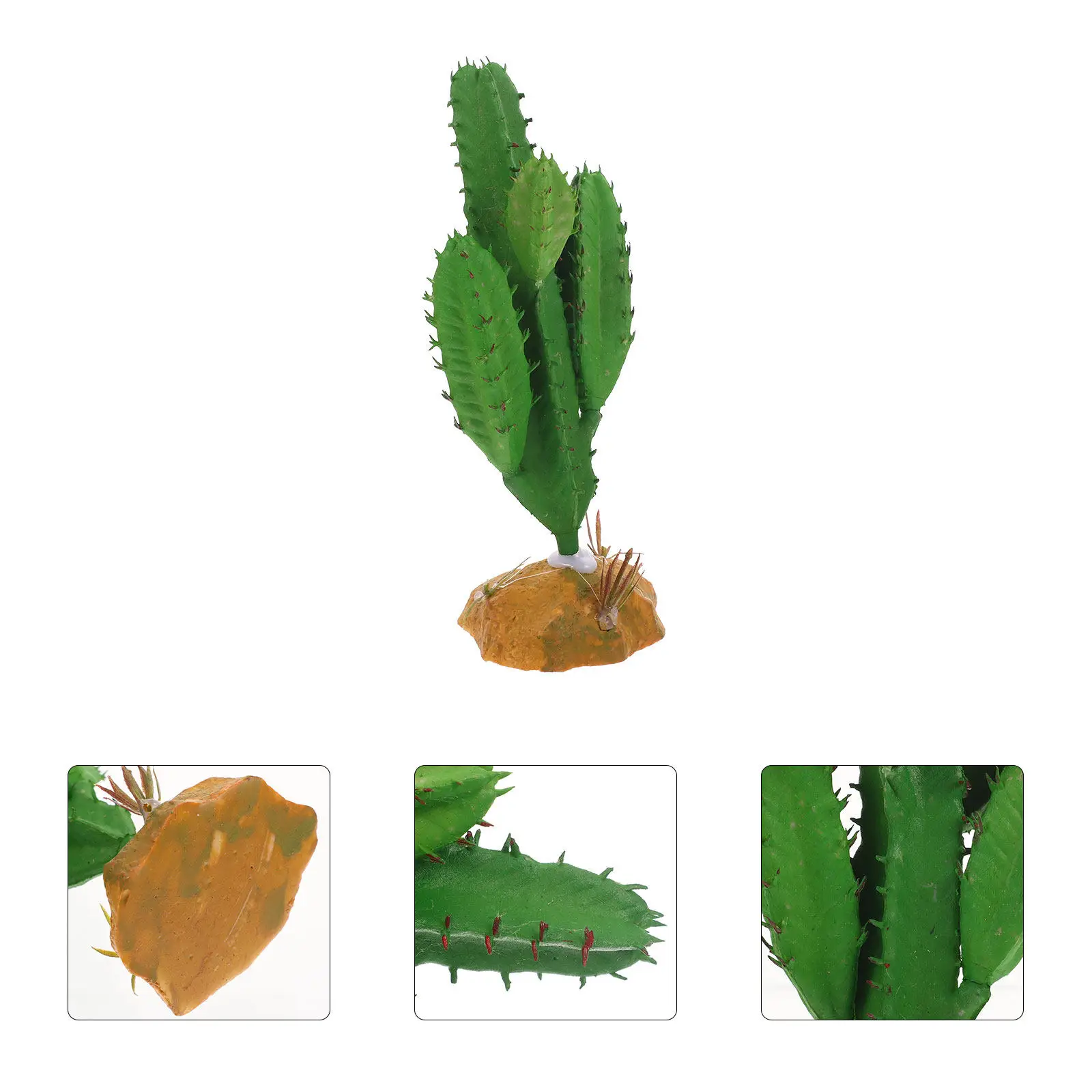 Reptile Terrarium Artificial Plant Fake Plant for Lizard Snake Amphibian Habitat Resting Spot Vivid Color Natural Look Stress