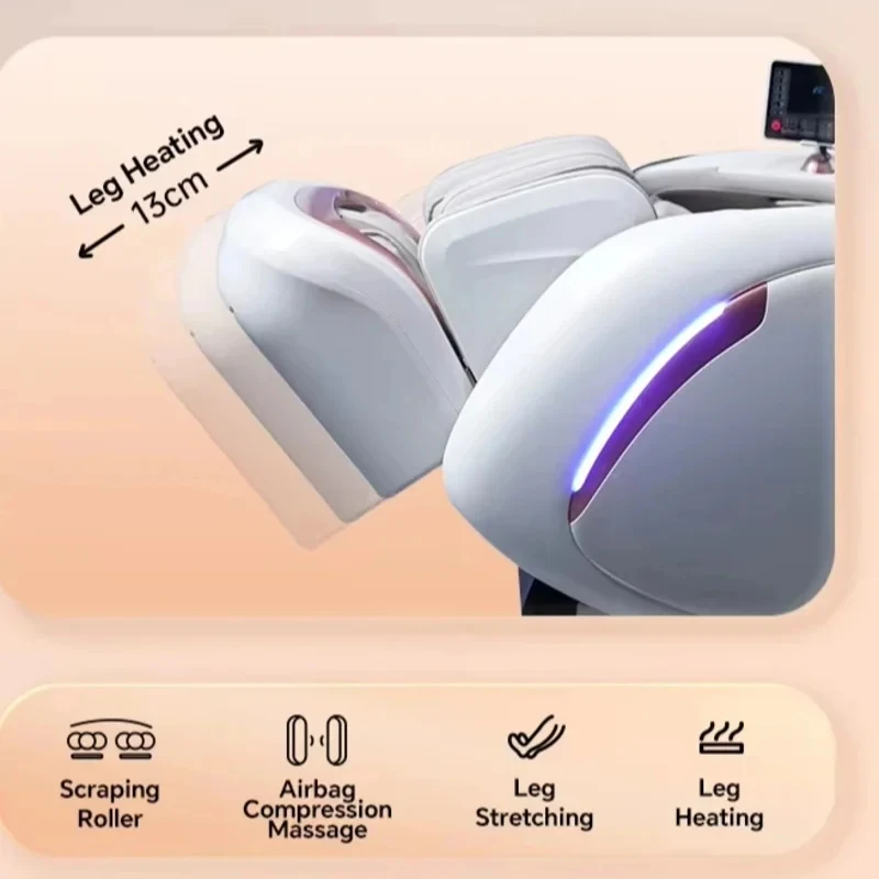 2025 Full Body Massage Chair Luxury Zero Gravity Shiatsu Electric Heating SL Track 4d Massage Chair Ai Voice Control