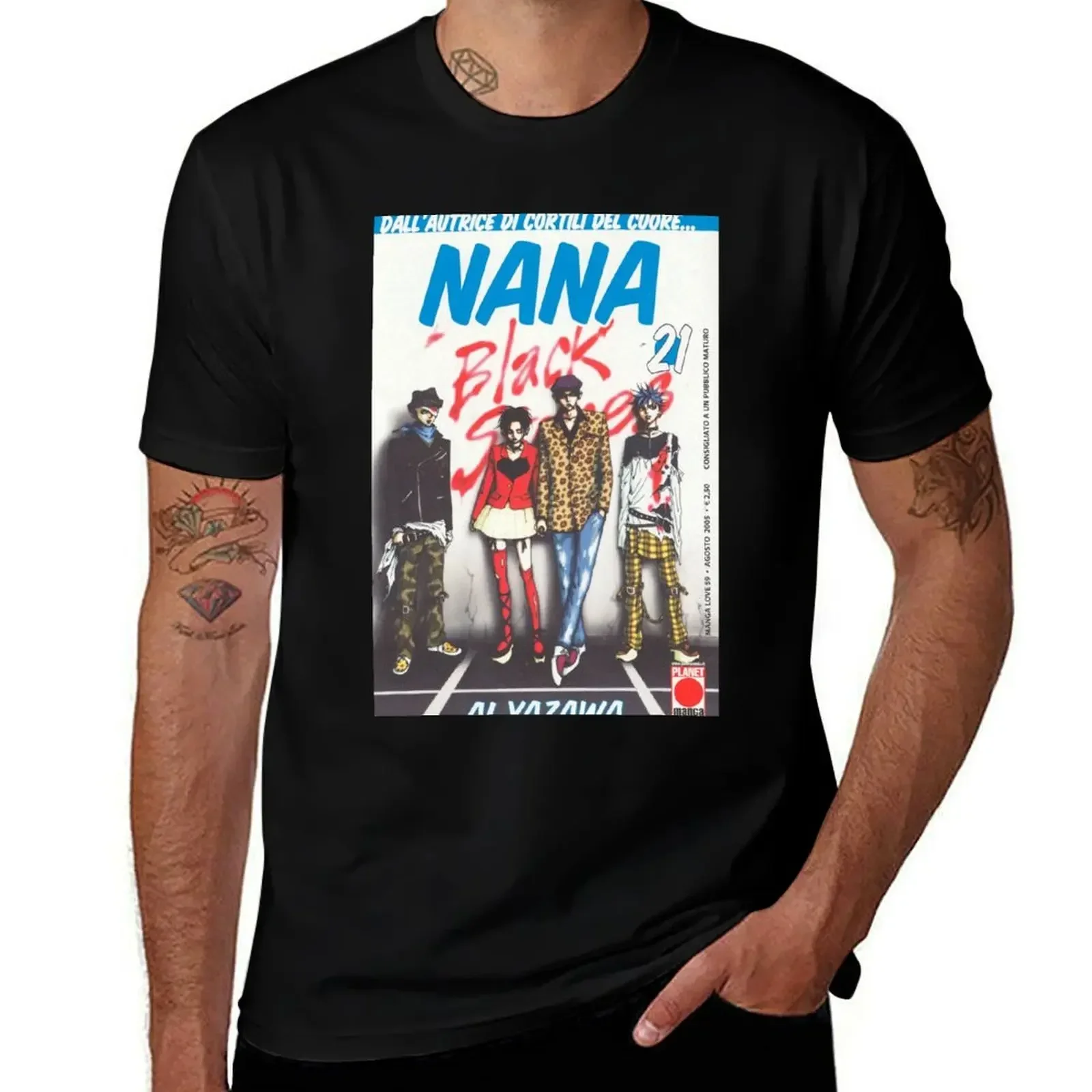 Nana Manga Cover T-Shirt Casual Everyday Short Sleeve T-Shirt