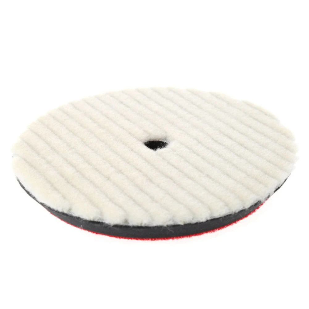 6/7inch Wool Polishing Disc Low Distortion Car Soft Wool Buffing Polishing Pad For Car Enamels Silicones Ointments And Waxes