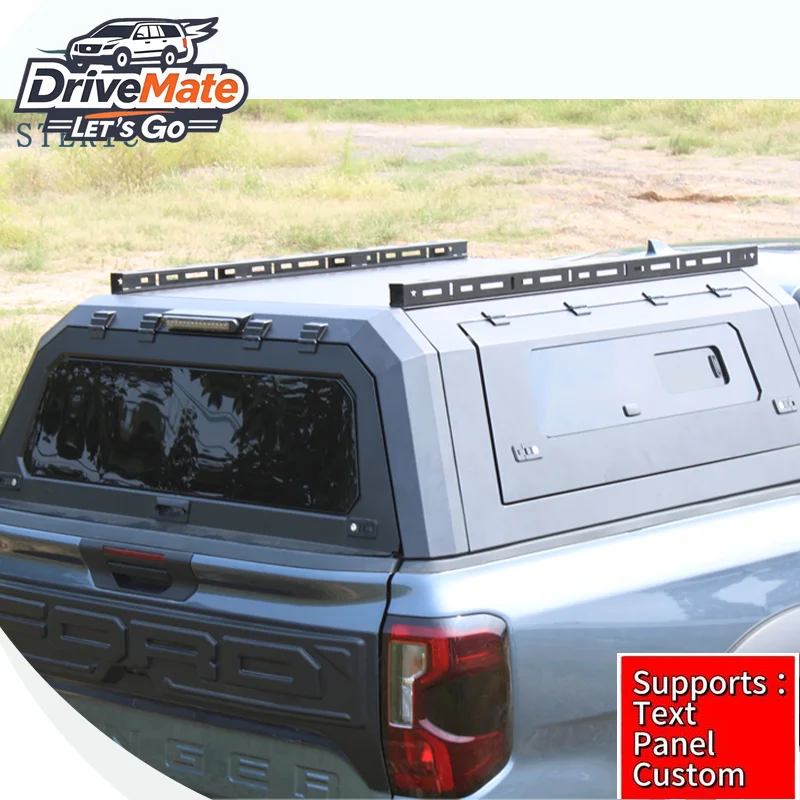 For Hot Sale Manganese Steel Pickup Truck Canopy Cover with Expandable Top Cross Bar Heavy Duty Truck Topper for Nissan Frontier