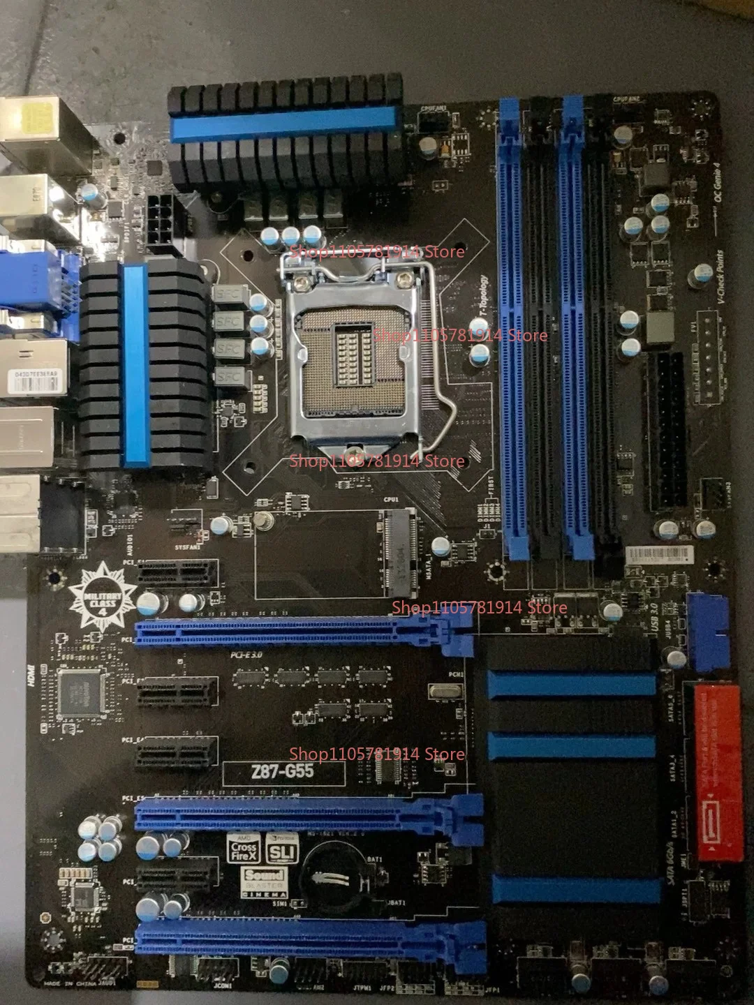 For MSI Z87-G55 LGA1150 DDR3 Desktop Large Board with Flap