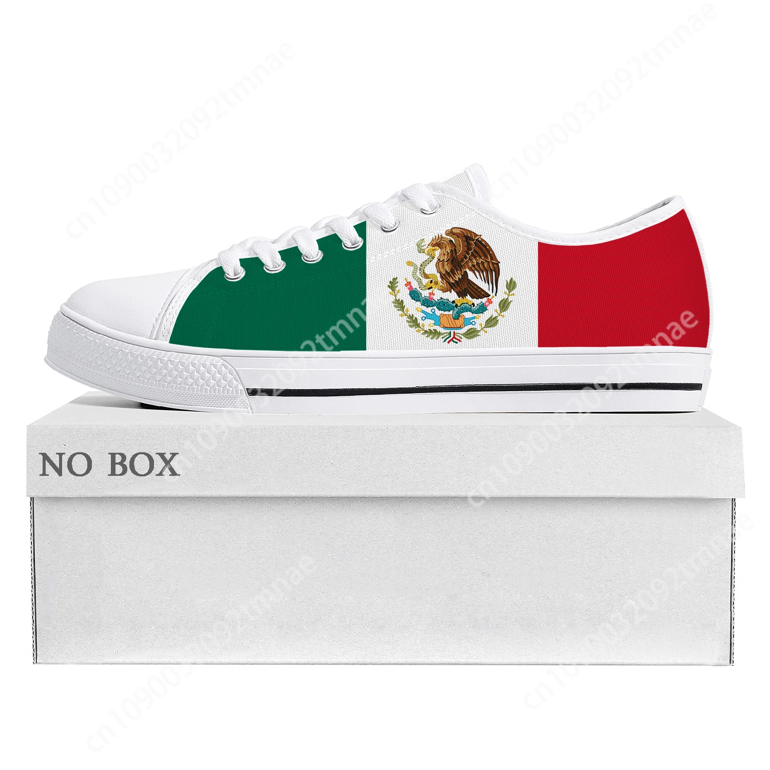 mexican Flag Low Top High Quality Sneakers Mens Womens Teenager Canvas Sneaker mexico Prode Casual Couple Shoes Custom Shoe