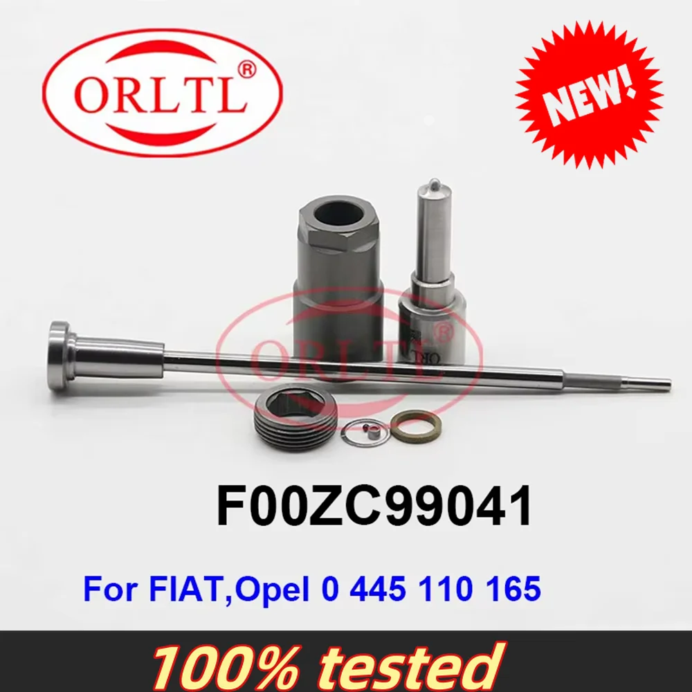

ORLTL For 0445110165 0 445 110 165 Injector Overhaul Repair Kits Nozzle DLLA142P1321 Valve F 00V C01 321