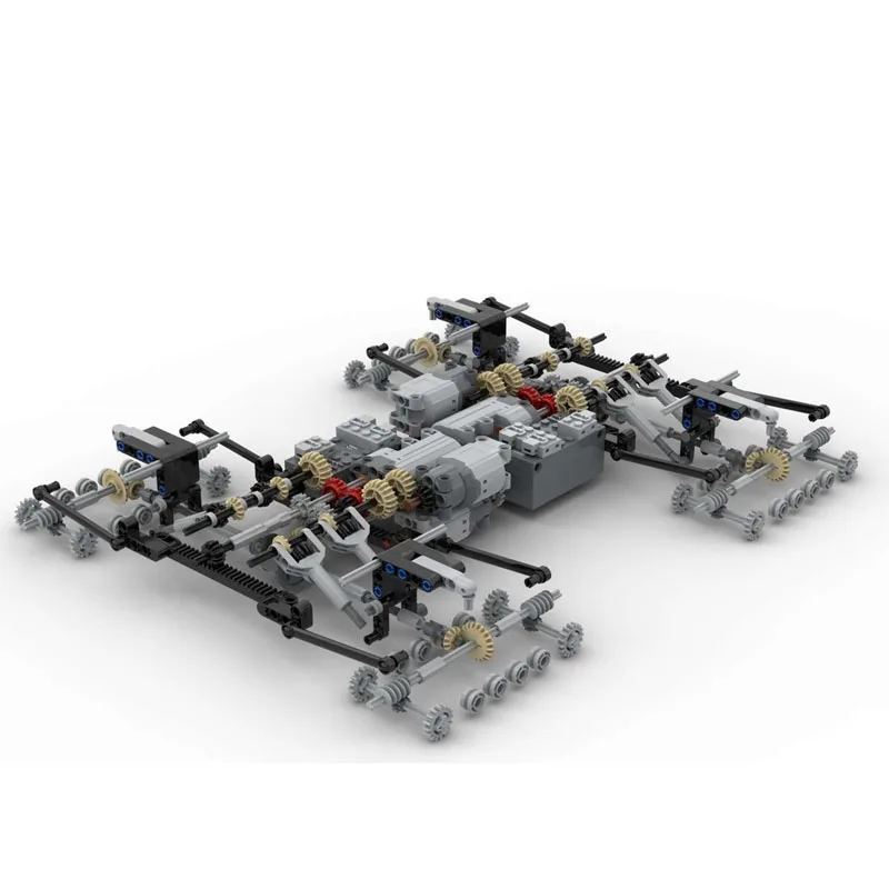 มอซี- 204083   Giant Crawler Transporter 1:110 อิฐรุ่น 1980 PartsMOC Creative Boy เด็กวันเกิด Building Block ของเล่นของขวัญ