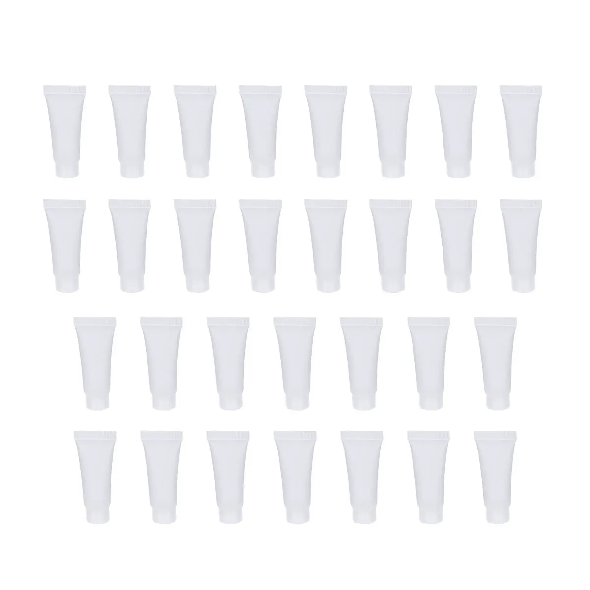 Bouteilles à presser givrées de 10Ml, 30 pièces, pour sous-emballage de cosmétiques, distributeur de soins de la peau de voyage, crème, Lotion de lavage du visage, rechargeable