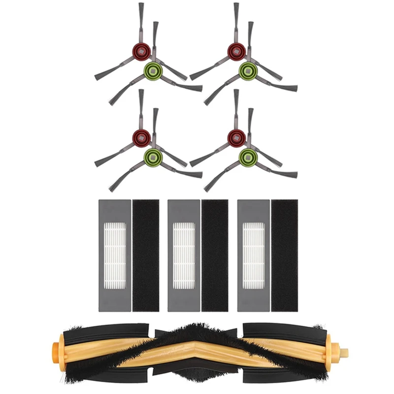 Replacement Parts Roller Brush Side Brush Hepa Filter For Ecovacs T8aivi T8max N8pro Robot Vacuum Cleaner Accessories