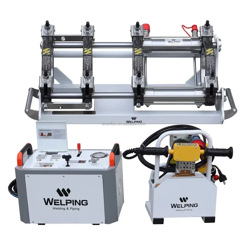 New WELPING Automatic Hydraulic Fusing X HDPE Plastic Thermofusion Butt Welding Machine 40-160mm Core Component OEM/ODM