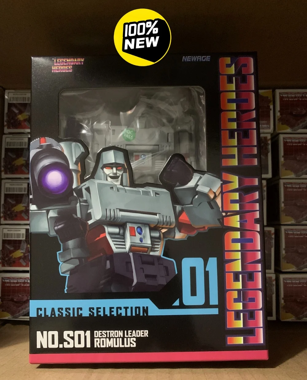 【IN STOCK】Newage NA S-01 Megatank Classic Selection No.S01 Destron Leader Romulus Action Figure Can Be Paired With SS86 OP