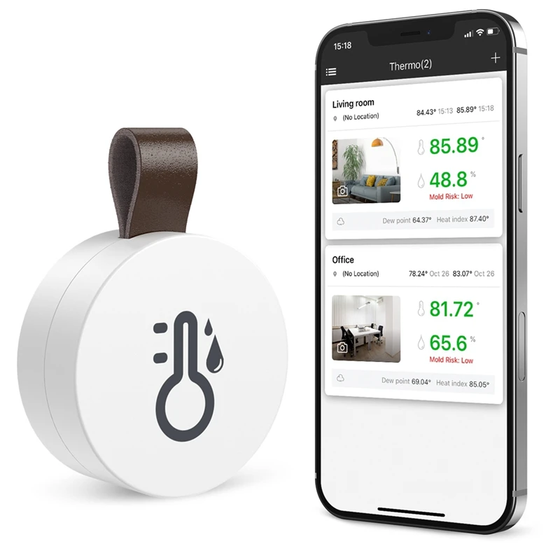 

A47U Thermometer Hygrometer Wireless Bluetooth Outdoor Thermometer Smart Home Temperature and Humidity Sensor