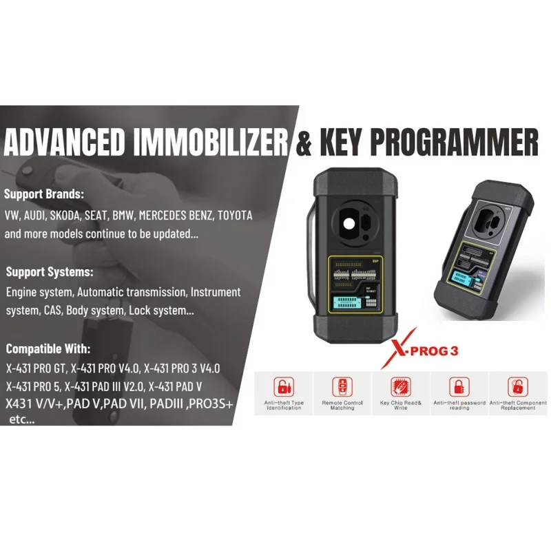 Launch X431 XPROG3 anti-theft programmer GIII X-Prog 3 X-PROG3 adapter box PC adapter overseas online configuration