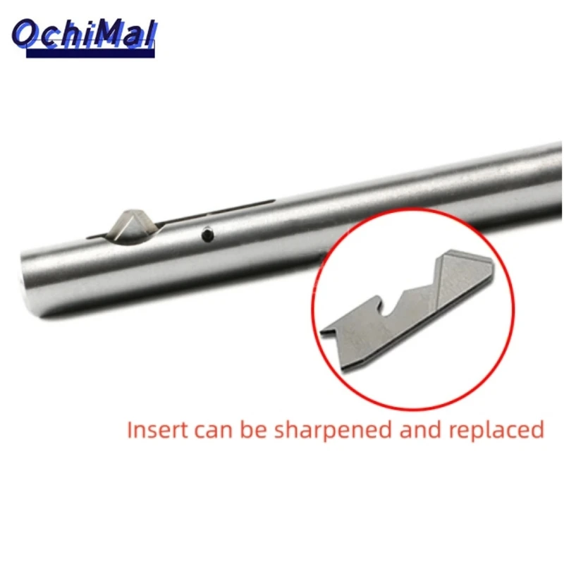 Bore Deburring Tool Chamfering Cutter Replaceable Insert Back-Pull Reverse Scraper Forward And Reverse Deburring Chamfering Tool