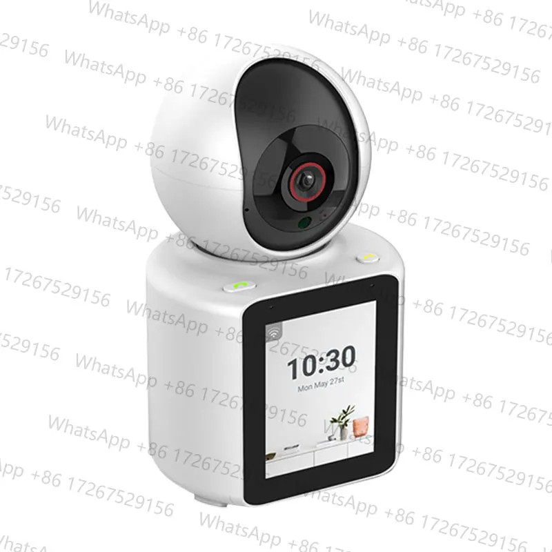 2.8Inch IPS Screen Tuya APP 2MP 1080P One Key Call  PTZ IP Dome Camera AI Humanoid Detection Wide Angle CCTV Monitor