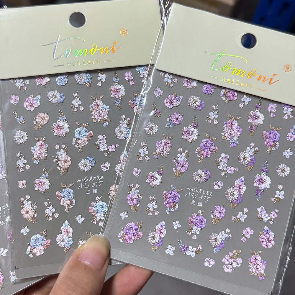 5D Embossed Rose Fl…