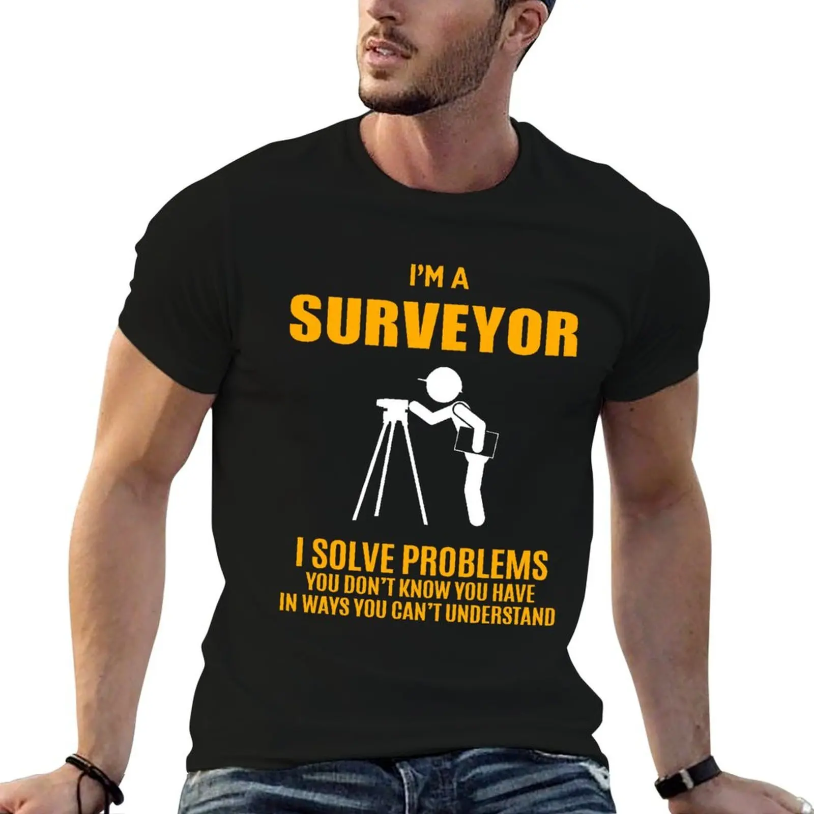 

SURVEYOR T-Shirt man t shirt cotton high quality man tshirt T-Shirt