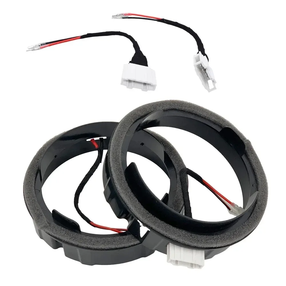 2pcs Car Speaker Adapter for Volkswagen Magotan Sagitar Tiguan Skoda Octavia Audio Mount 6.5 6/8 Inch Special with Lossless Plug