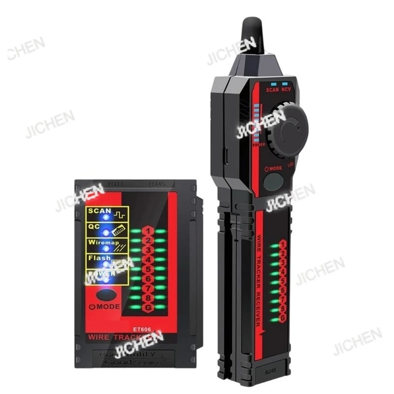 Neu Electrician Grade Line Detector Cable For CAT5 CAT6 Cables Phone Lines With Live Wire Recognition Safety Feature