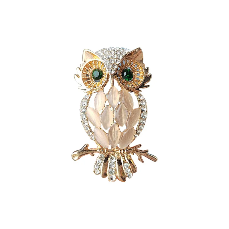 Fashion Owl Brooch for Men Women Exquisite Simulated Animal Brooches Pins Jewelry Accessories Party Gifts 2026 Cool Thing