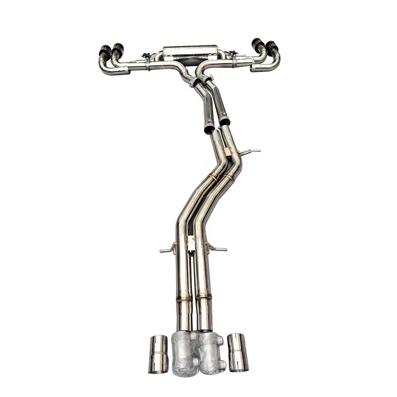 JTLD High Performance 304SS Exhaust Pipe for  SQ7  4.0 Without OPF 2020-2023 Valved Exhaust System
