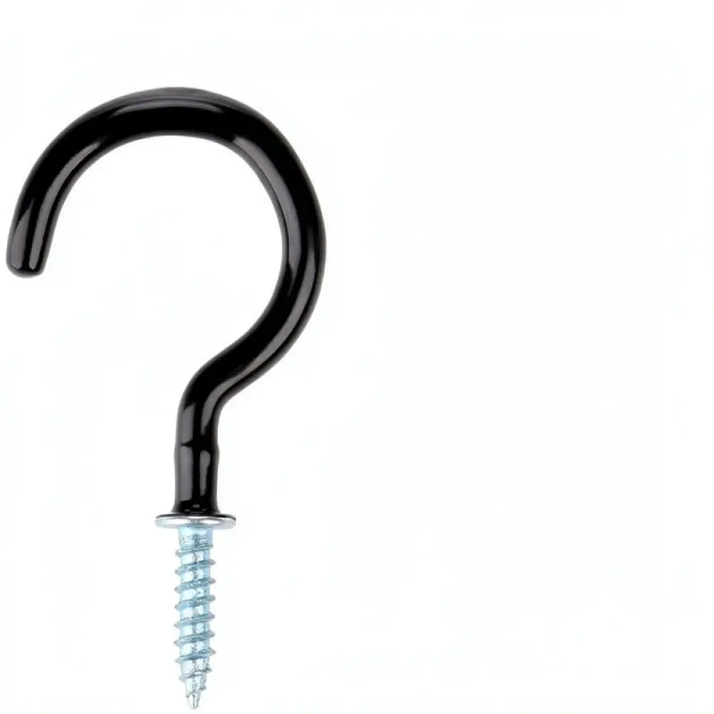 Vinyl Coated Ceiling Hooks 2.9 Inch Metal Hanger For Home Organization Hanging Coat Bags Kitchenware Garden Tools