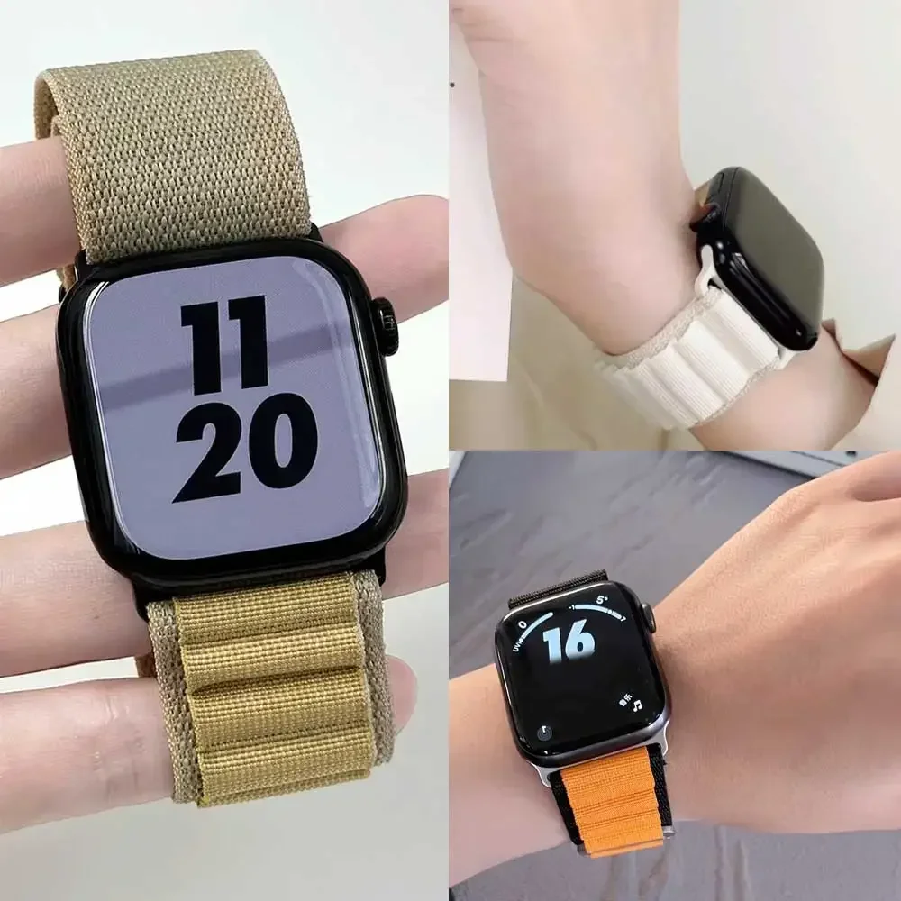 Alpine Loop per cinturino apple watch ultra 2 49mm Serie 10 46mm 42mm 40-44mm 45mm 41mm Cinturino sportivo con gancio G iwatch 8 7 6 SE 5 4 10 9