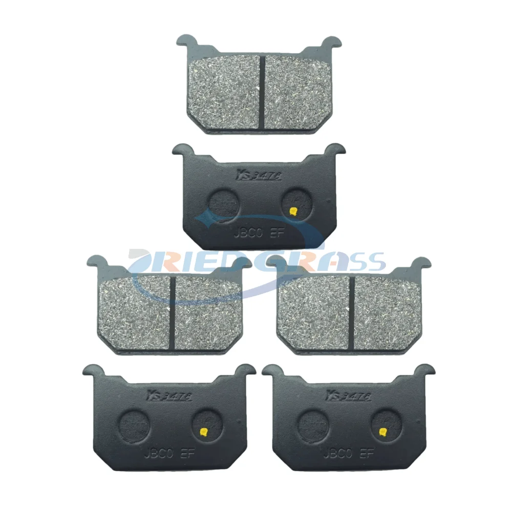 Motorcycle front and rear brake pads for Kawasaki KZ1000 P1-P20 Police KZ1100 KZ1100 D1