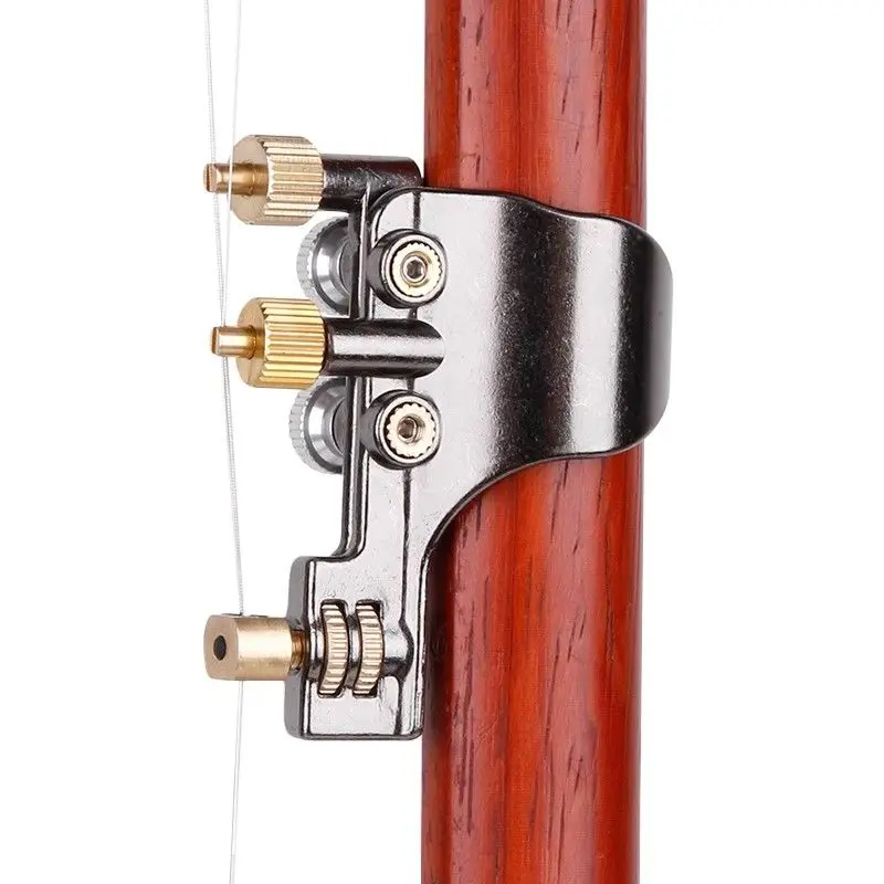 Erhu Qianjin Fine Tuner Adjustable Erhu String Height Fine-tuning Metal Urheen Protector Adjuster Huqin Replacement Parts