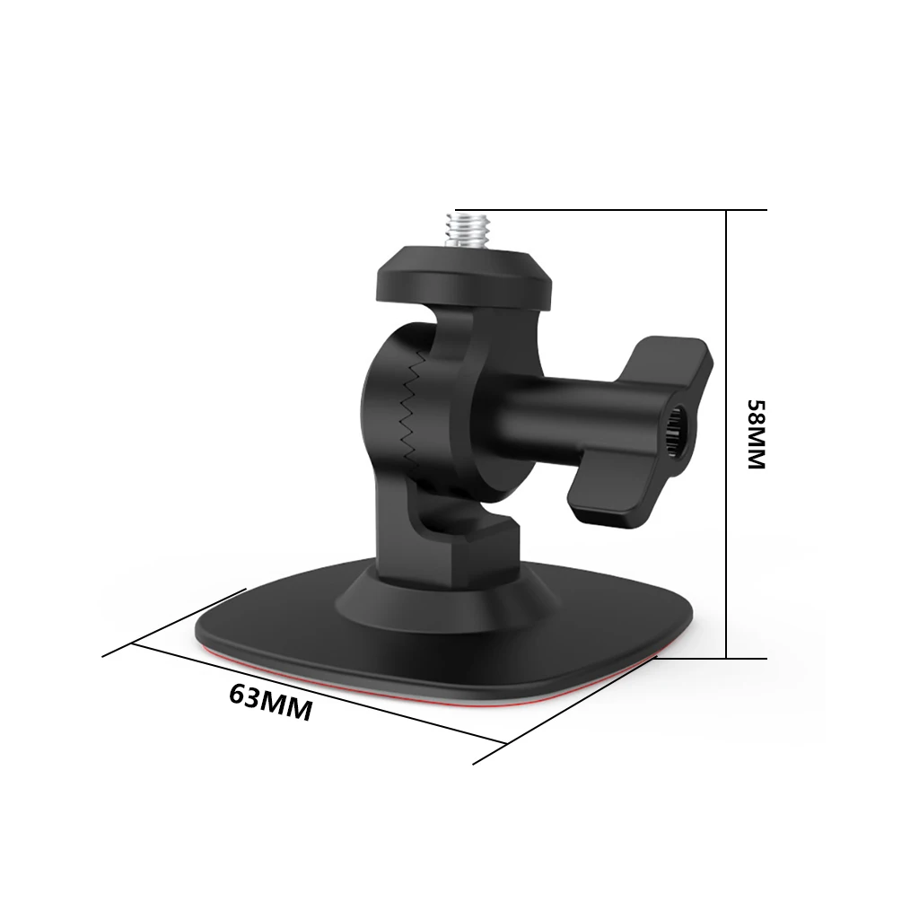 180 ° Rotation Flexible Adaptive Feste Basis Für Insta360 X3 X4 für Gopro Hero Action Kamera Motorrad Helm Gebogene Flache Halterungen – Detail 4