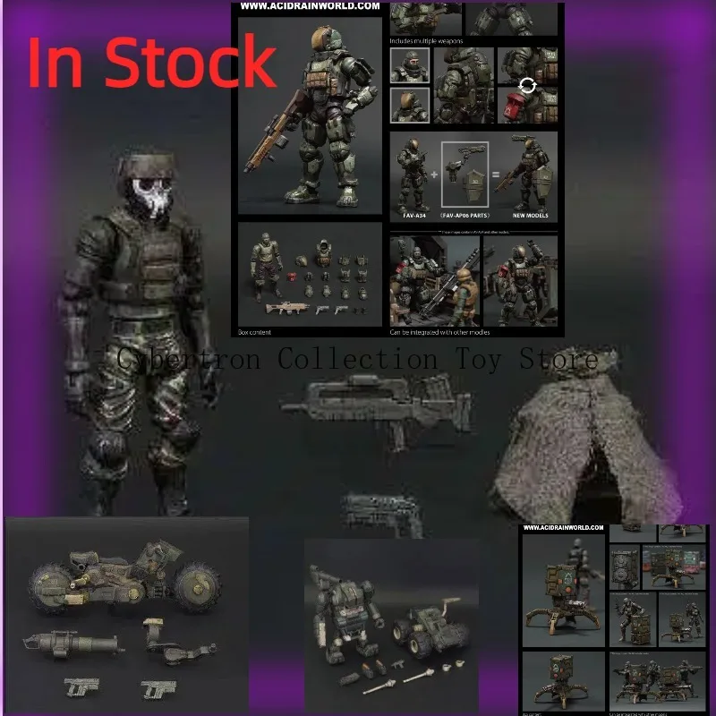 

In Stock Acid Rain War FAV-A34 FAV-A42 FAV-A89 FAV-A90 FAV-A96 Action Figures Toys Collections