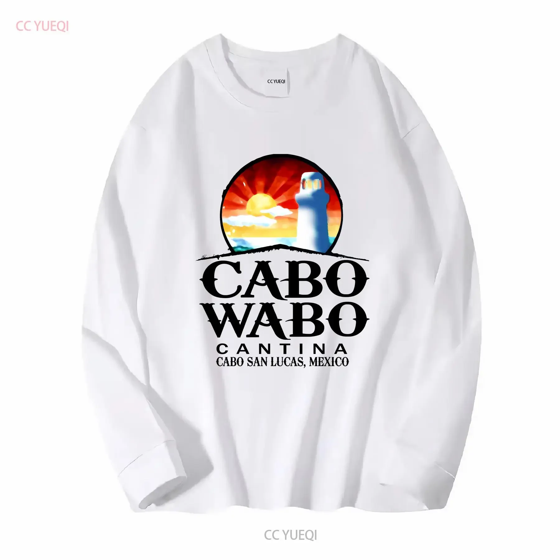 Cabo Wabo Cantina Establish 1990 XL T Shirt Sammy Hagar Double Sided San Lucas long sleeves vintage Washed Stylish Breathable