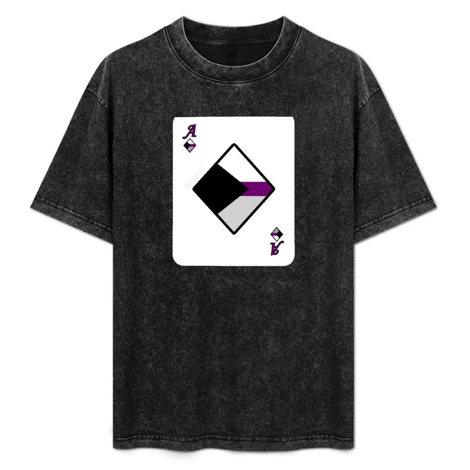 

Ace Spectrum Playing Cards: Demisexual T-Shirt anime shirt custom t shirt korean fashion Men's t-shirts