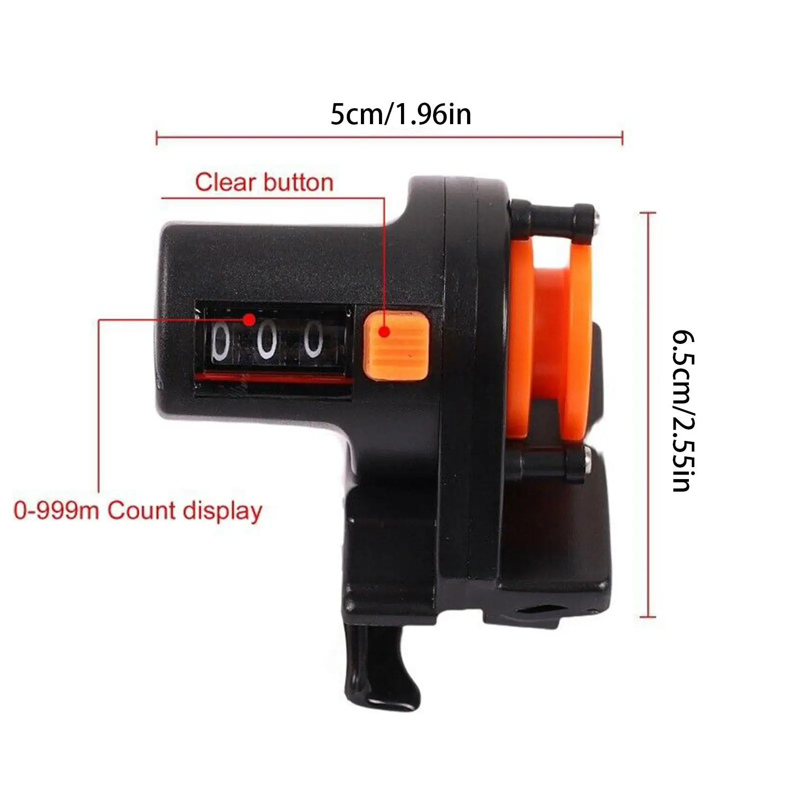 1 Pcs Fishing Line Counter Meter Boat Fishing Sea Fishing Deep Water Raft Fishing Bridge Fishing Line Counter Meter Recorder