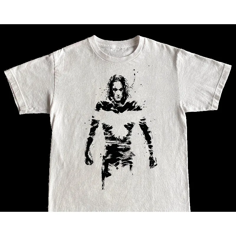 Brandon Lee David Macbeth's Summer New Y2K Men's and Women's Casual Fashion T-shirt From 'The Raven'