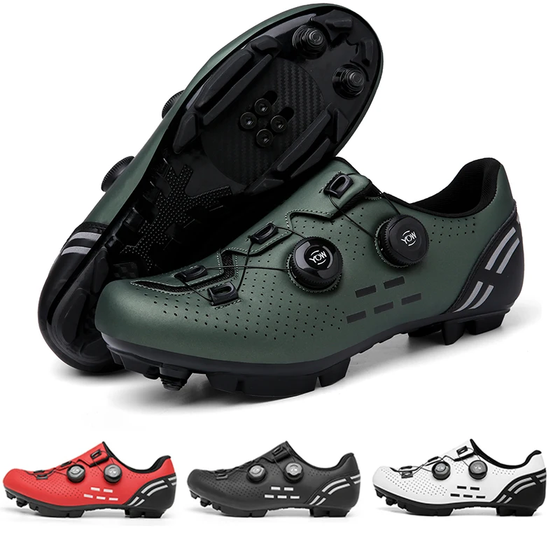 Cycling Shoes Men Mountain Bike And Road Cycling Shoes Lightweight And Breathable Suitable For Speed Riding Off-road SPD-MTB