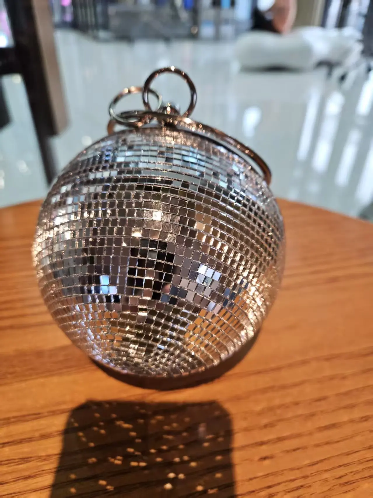 

2025 Disco Dancing Ball Glass Clutch Purse Mini Small Evening Bag Evening Purse For Party